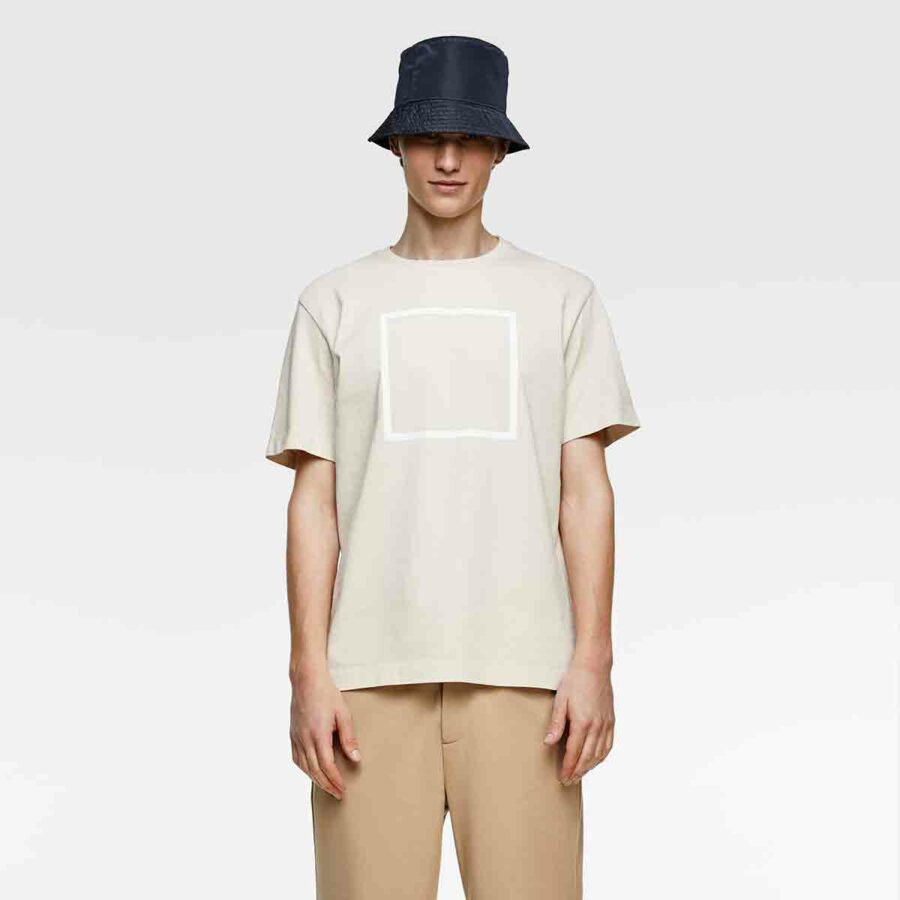 Cream Square Shirt - Image 2
