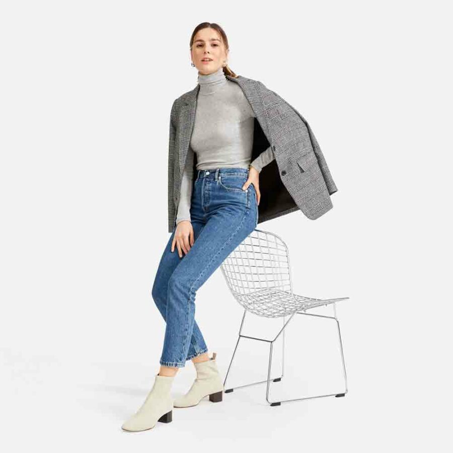 Basic Micro Rib Turtleneck - Image 5